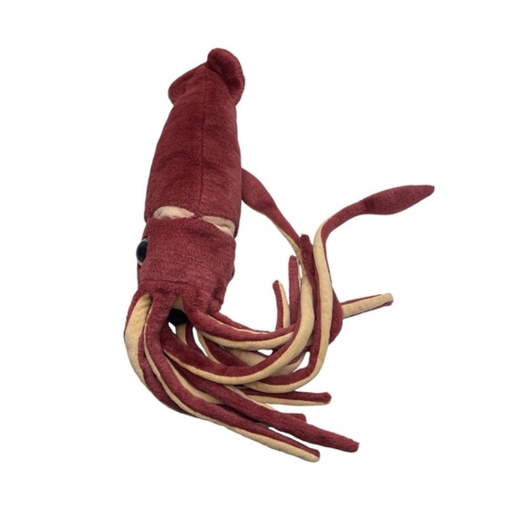 Wild Republic Red Squid Plush Stuffed Animal - Picture 1 of 4